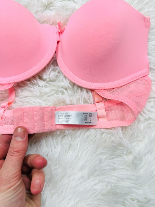 Biustonosz usztywniany 75B różowy