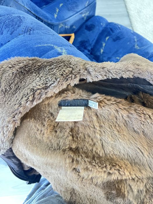 Чоловіча шкірянка з оленячим хутром. GF Ferre