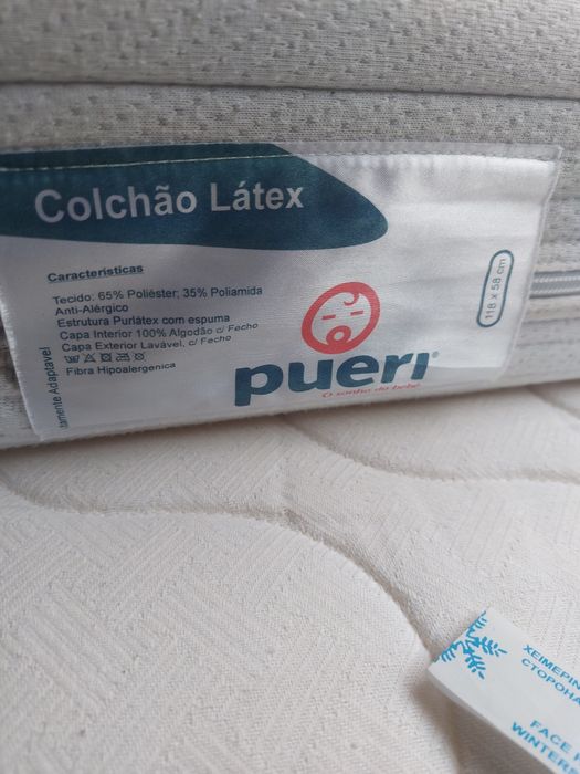 Cama bebé Trama regulável em altura  e colchão