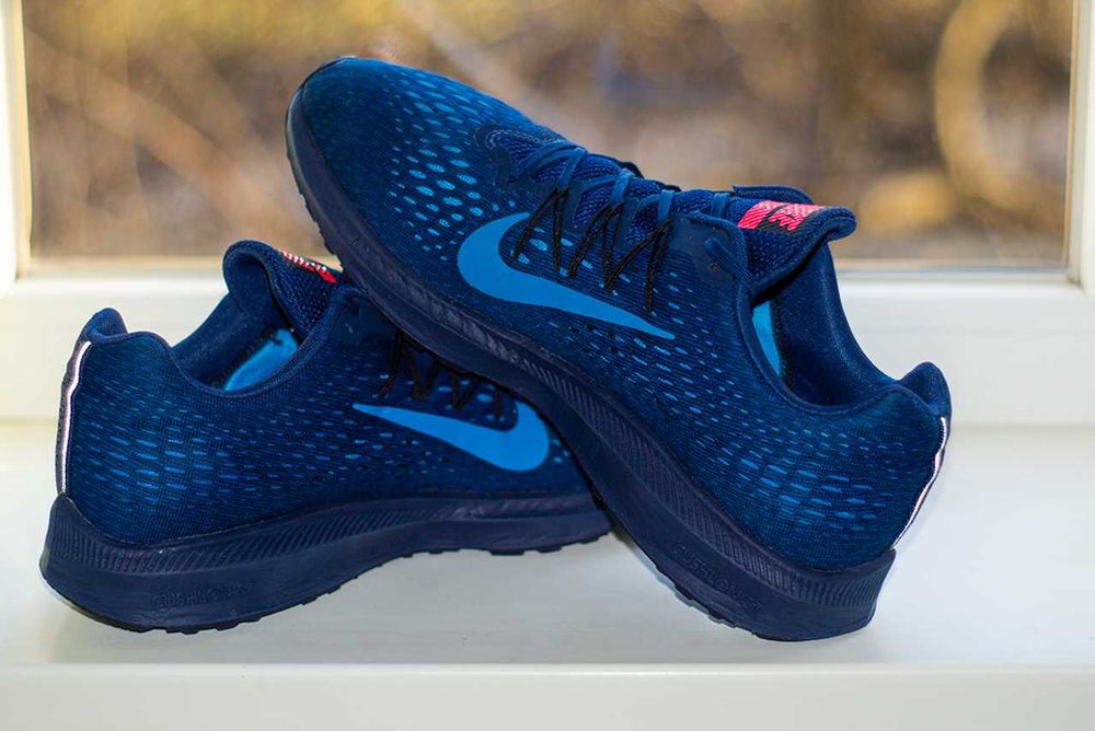 ‼️Кросівки бігові Nike Zoom Winflo 5 AA7406-405 SL Blue 44 р оригінал