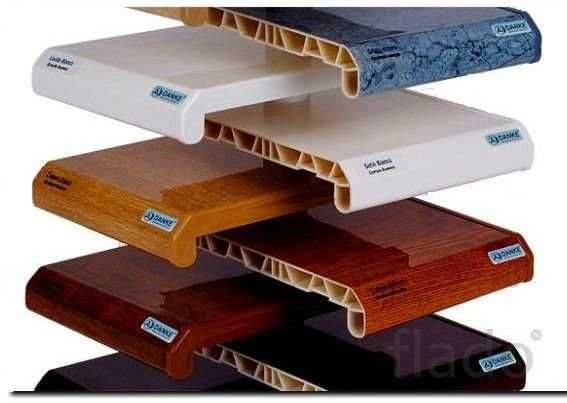 Пластикові підвіконня Opentek, Plastolit, Kraft, Sauberg.