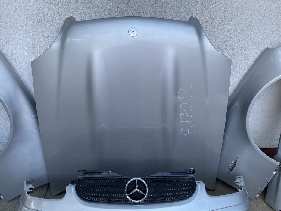 Капот+бампер+фари+крило+телевізор комплект для Mersedes slk r170 слк