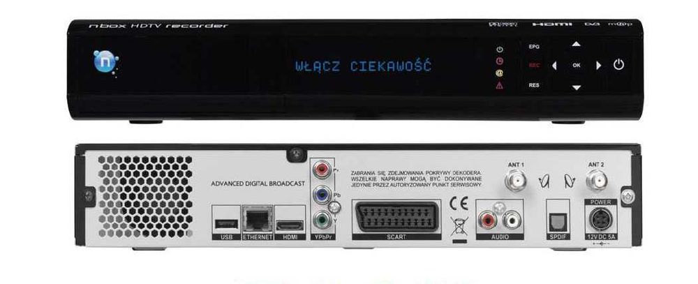 Dekoder satelitarny NBOX ITI-5800SX Enigma2 z nagrywarką i dyskiem