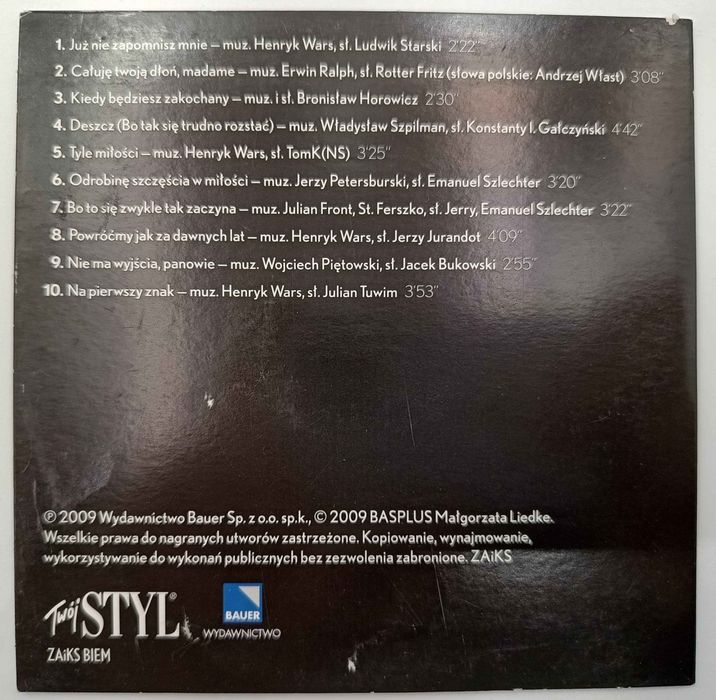 CD Robert Janowski Twój Styl