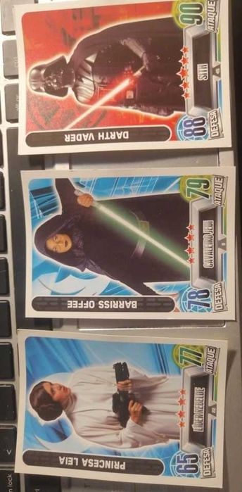6 Cromos Star Wars
