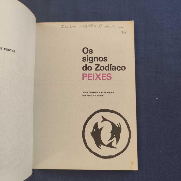 Jack F. Chandu - Os signos do Zodíaco - Peixes