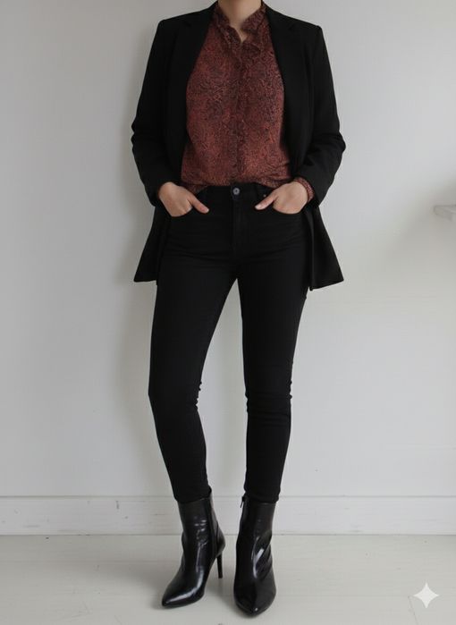 Blusa com padrão floral e com folhos - Lefties - Tamanho L - Nova!