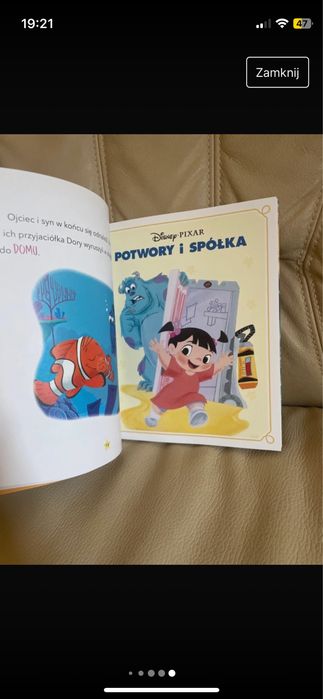 Disney Pixar moje pierwsze bajki o przygodach książka dla dzieci