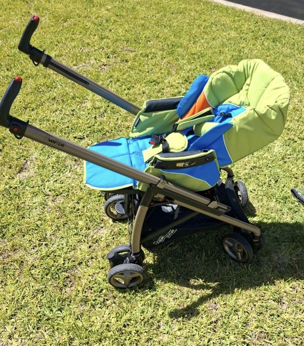 Carrinho de Bebé Bebecar Vogue Color com Acessórios – Excelente Estado