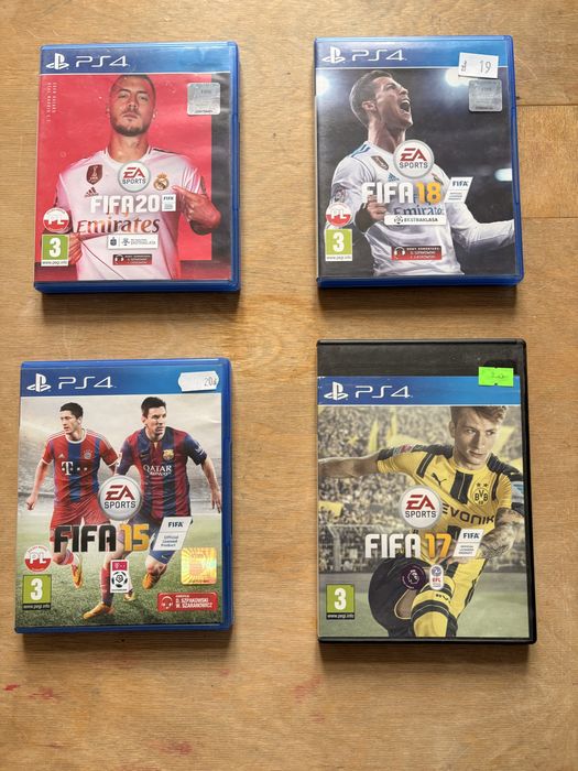 PS4/PS5 fifa kolekcja -15,17,18,20