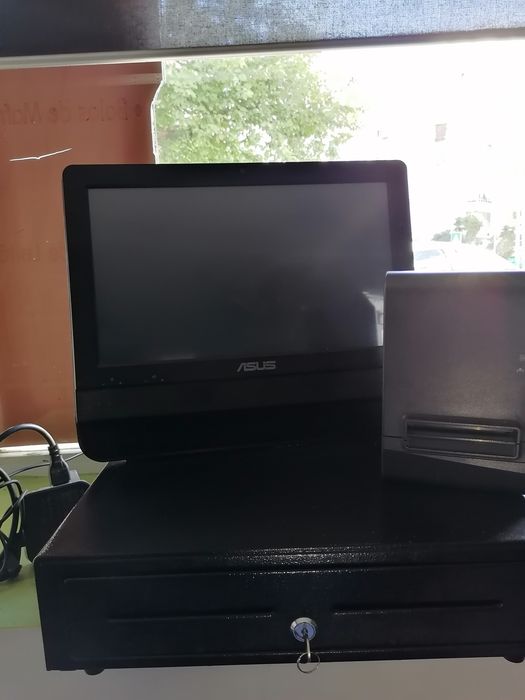Ecrã POS + gaveta de dinheiro+ impressora térmica