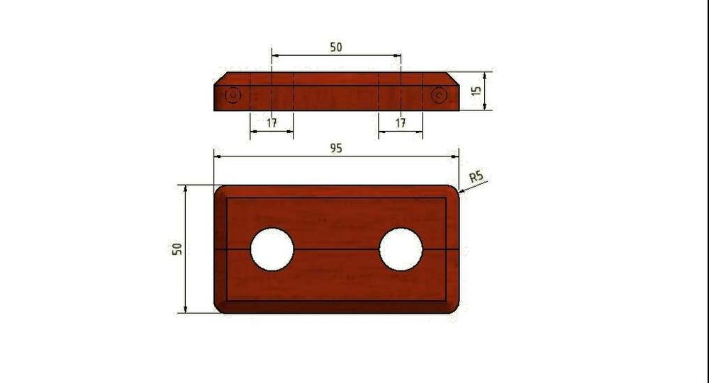 Rozeta drewniana, osłona rur grzejnikowych