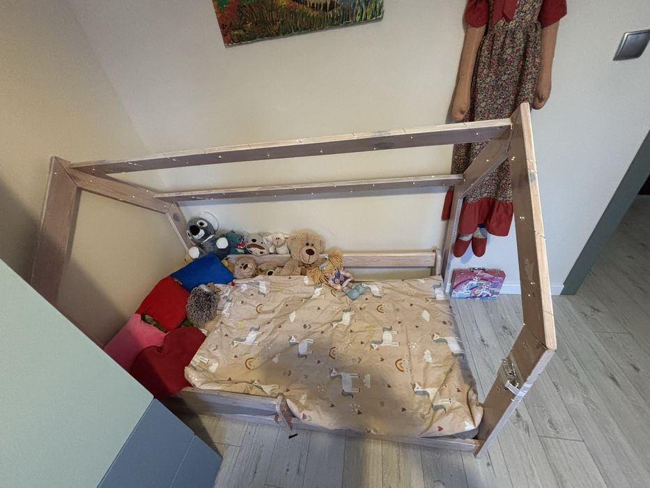 Łóżko domek gratis materac