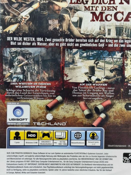 PlayStation 3 Call of Juarez: Bound in Blood
