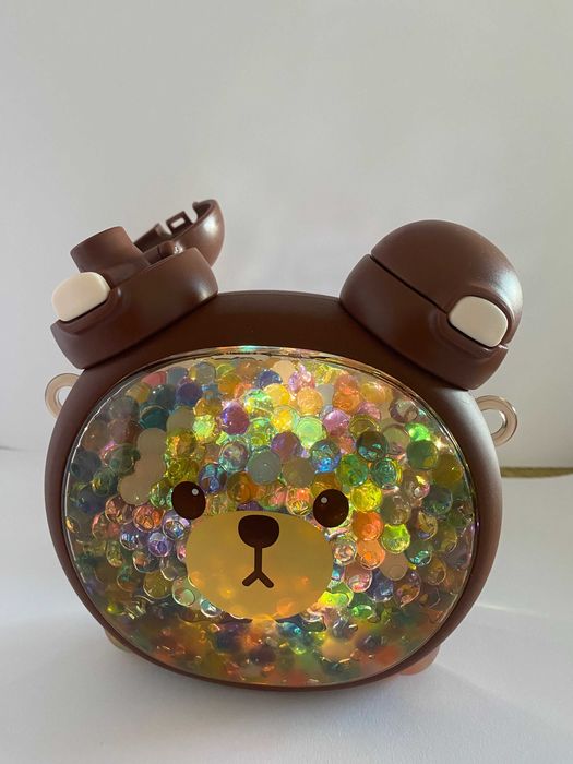 Garrafinha infantil, urso que torna a hidratação divertida e fácil!