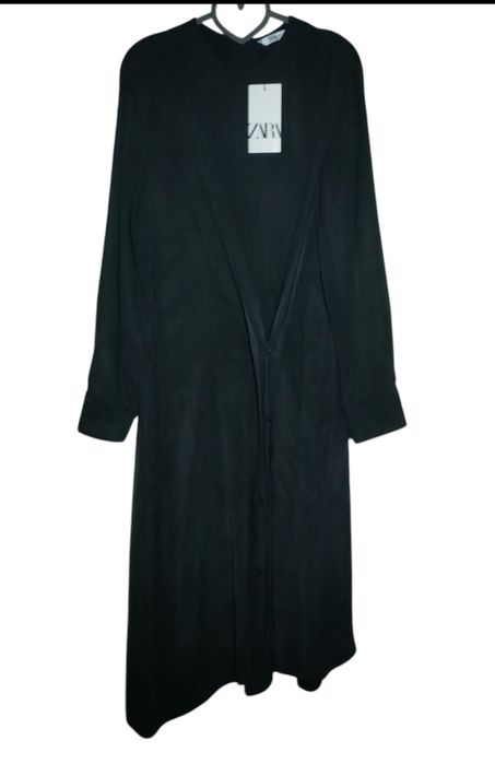 ZARA nowa bardzo kobieca sukienka L/XL lyocell wiskoza