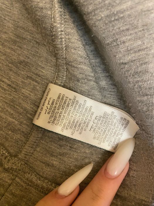 Сіра оверсайз зіп-худі m&s з капюшоном і кишенями