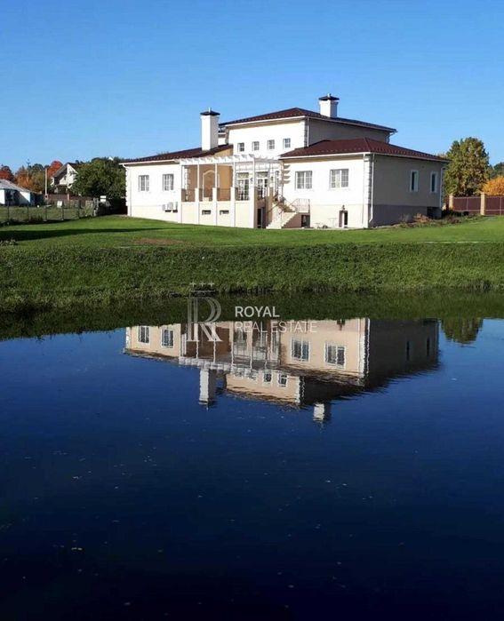 Оренда розкішного автономного будинку 350 м²,  Одеська траса, Ліс, Озера, Газ, 25 соток, с. Хлепча, Васильківський напрямок, Київська область