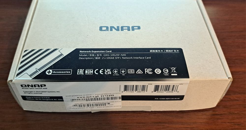 Qnap QXG-10G2SF-NXE Karta sieciowa 2x 10GbE SFP+