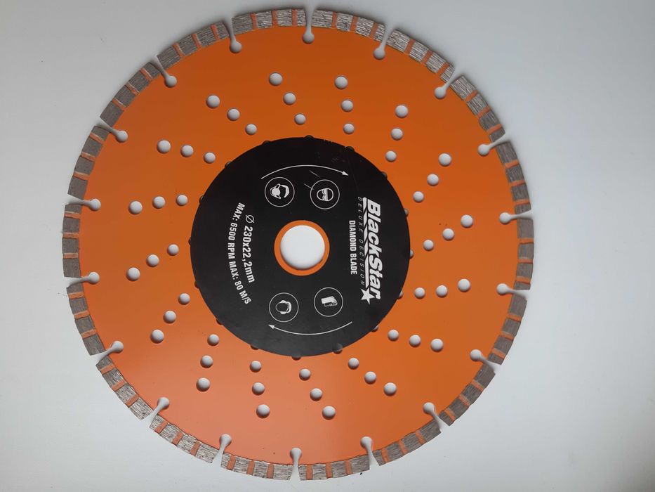 Диск алмазний по бетону BlackStar 230х22.2