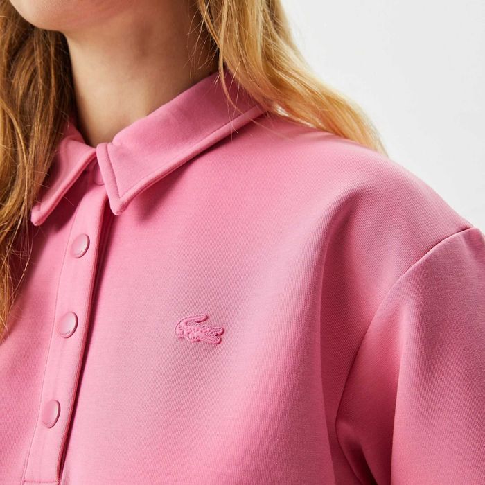 Lacoste sukienka w kolorze różowym