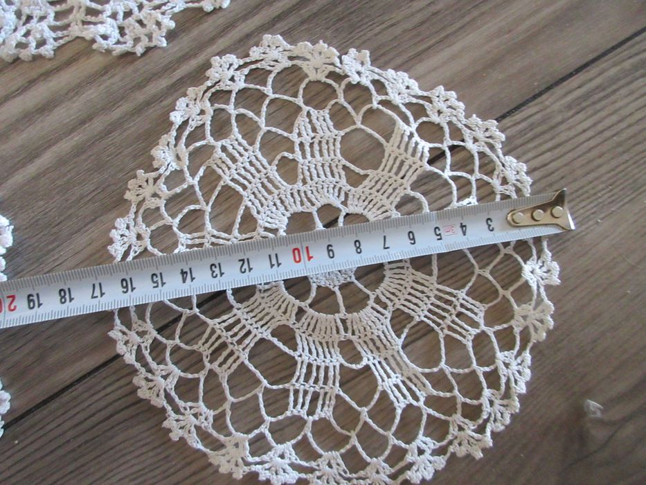 Serwetki vintage retro szydełko