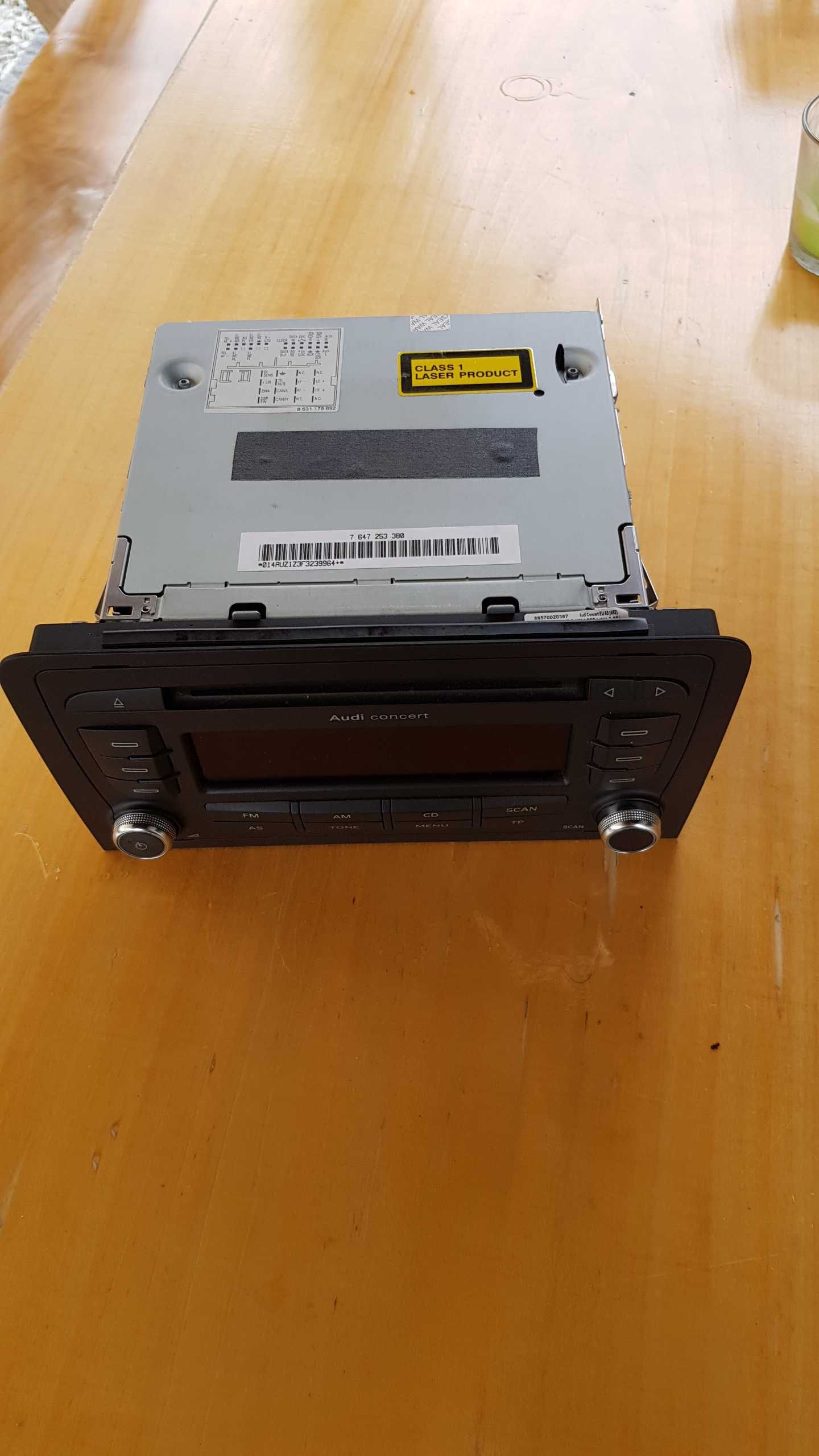 Cd-Radio Audi A3 8P 8P0035186G 7647253380 Concert