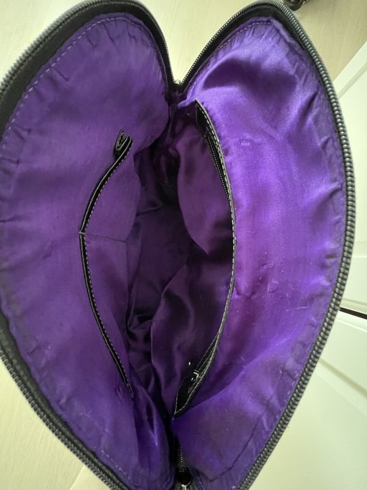 Torebka skórzana lakierowana Ochnik idealny stan