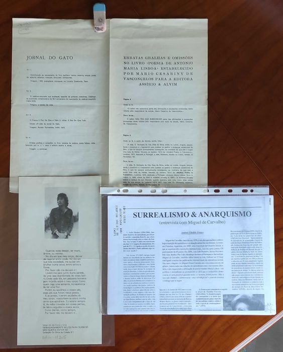 Manifestos + Plaquetes + Catálogos + Folhas Volantes (vária)