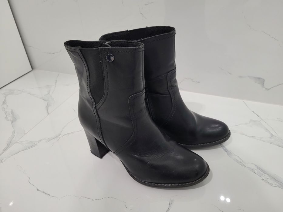 Czafne botki rozmiar 39