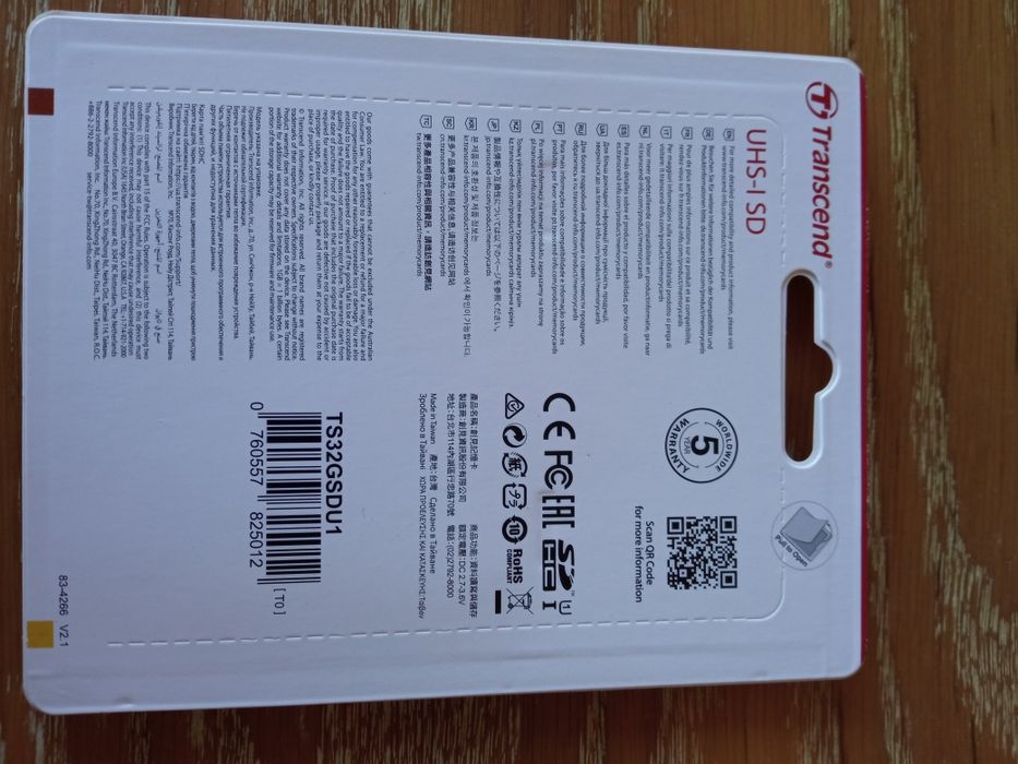 Transcent premium SDHC 32 gb class 10 UHS-D