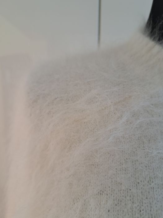 Sweter śmietankowy baby alpaka 60% 42 44