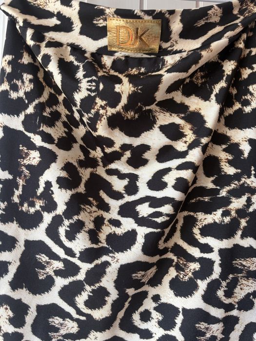 Damski Top w panterkę