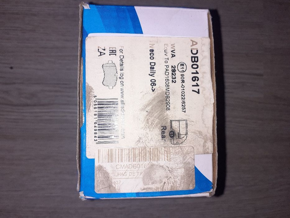 Pastilhas travões  Iveco