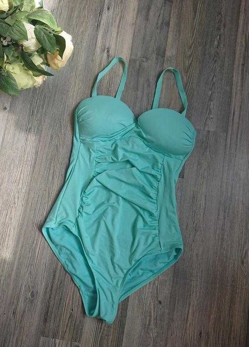 Женский цельный купальник цвет Тифани р.42/44