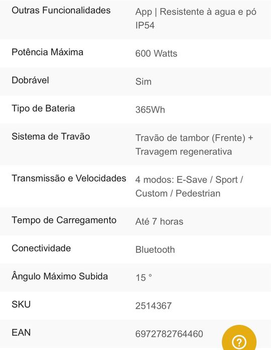 Trotinete elétrica KQi2 PRO