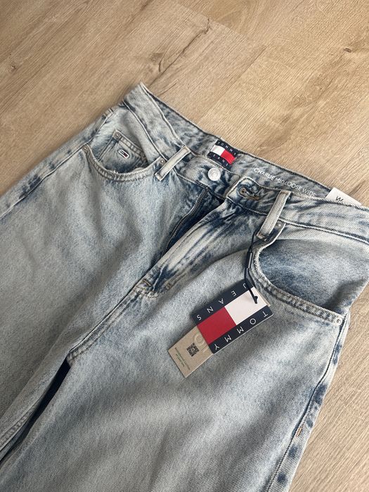 Jeansy NOWE Tommy Hilfiger luźne szerokie nogawki
