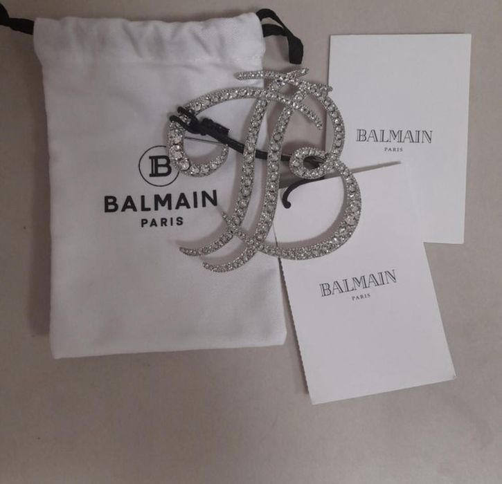 Kryształowa broszka Balmain nowa