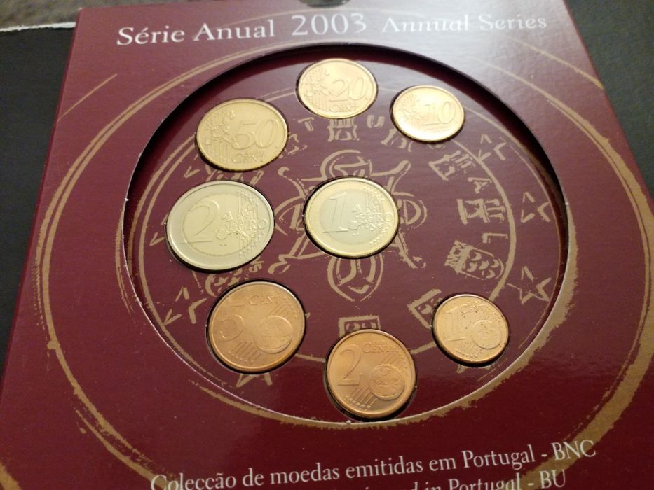 Moedas em euros portugueses