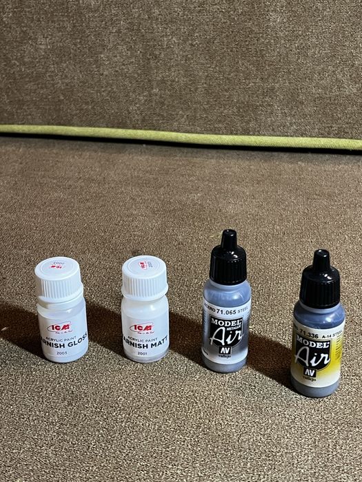 НОВІ Фарби revell для модельок, розчинники, клеї