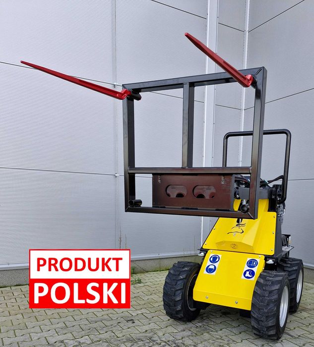 Miniładowarka mini ładowarka TUR Poland N525 skid steer widlak burtowa