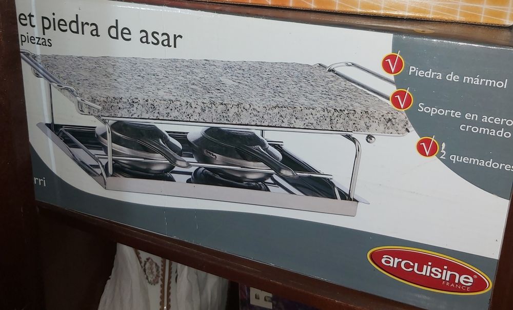 Cojunto Fondue e pedra carne etc