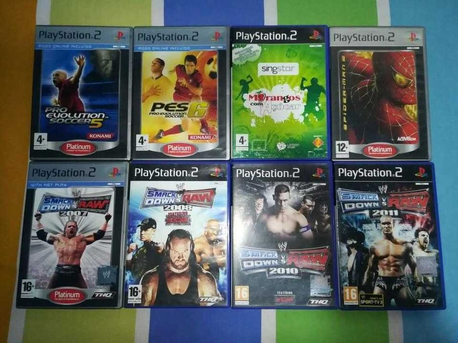 Playstation 2 + 16 Jogos + Dual Shock