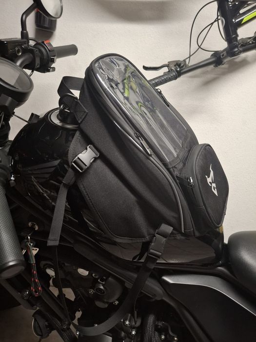 Mochila de deposito para moto com iman