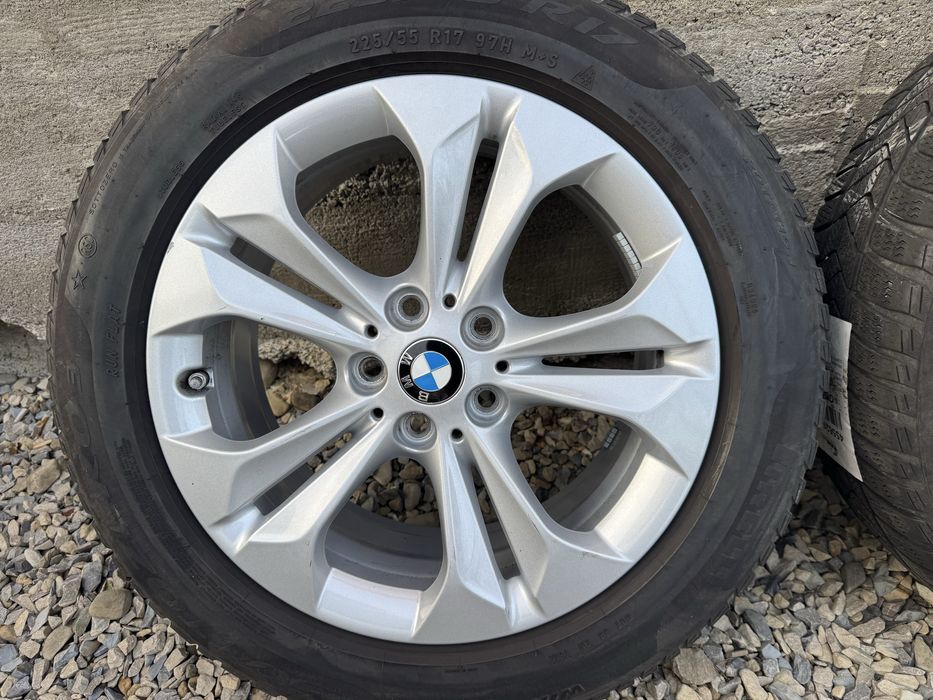 4 оригінальні диски BMW зимові шини 225/55R17 Pirelli