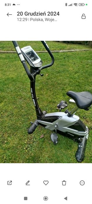 Rowerek treningowy stacjonarny