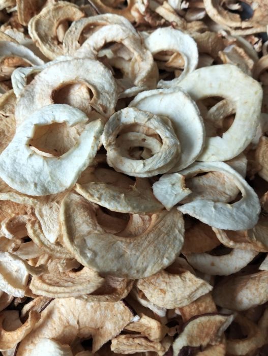 Чипси яблучні без шкірки і насіння