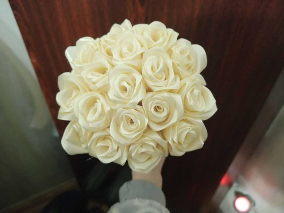 Букети з атласної стрічки