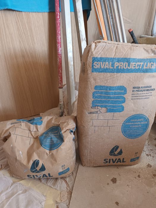 Saco Gesso 18kg + sobra