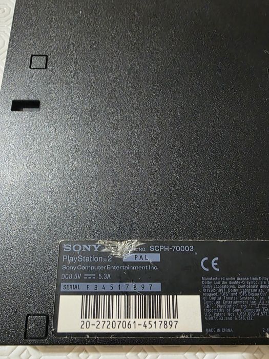 Ps2 slim com avaria